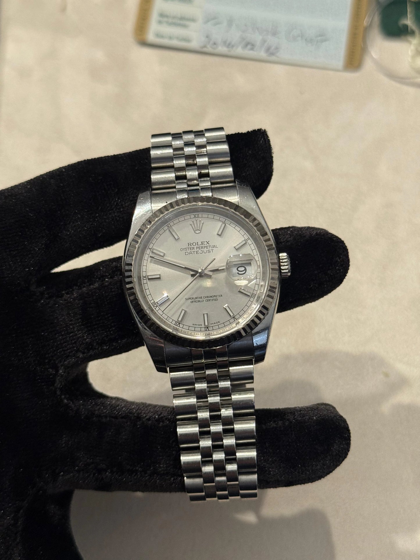 Reloj Rolex Datejust 36mm Jubilee “Full Set 2014”