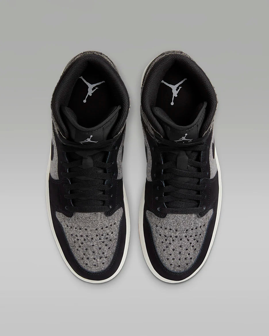 jordan 1 mid “black denim”