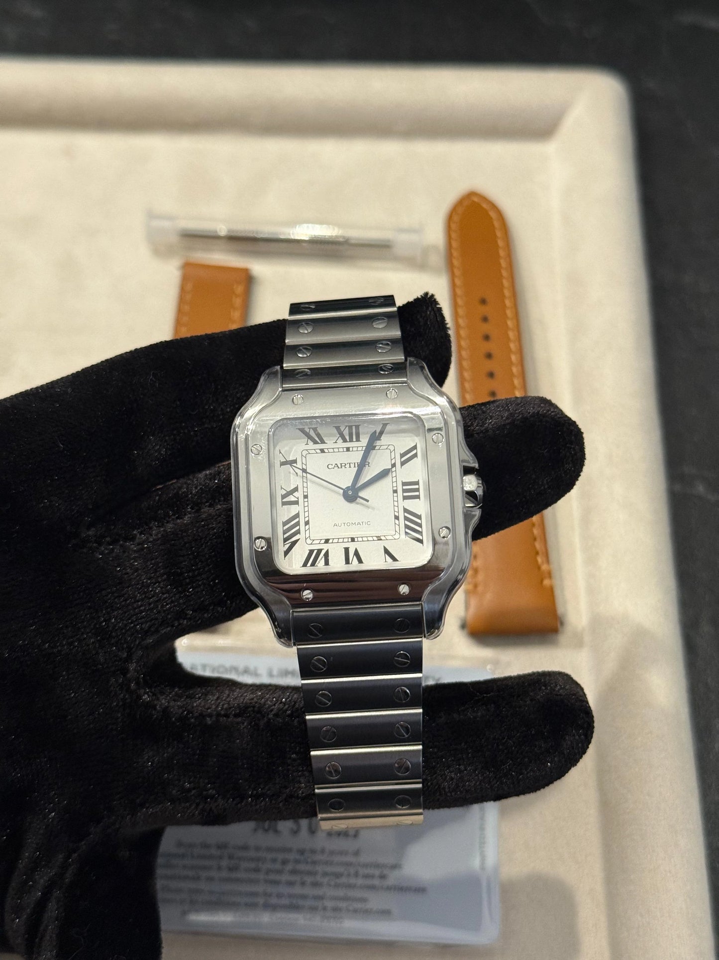 Reloj Cartier Santos “Mediano - Nuevo 2025”