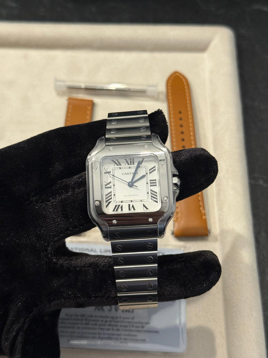 Reloj Cartier Santos “Mediano - Nuevo 2025”