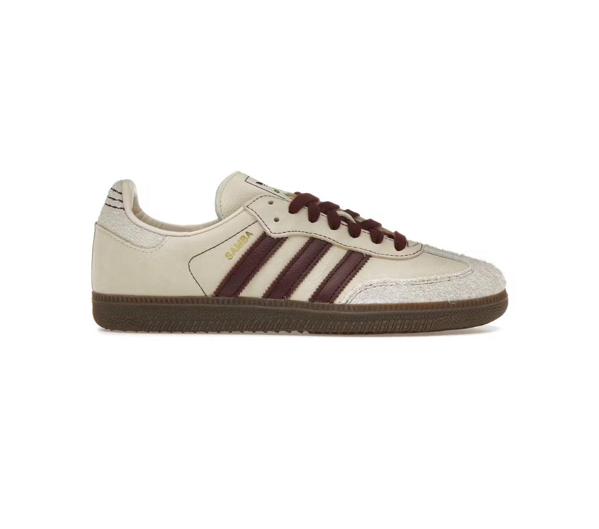 adidas samba og “wonder white & maroon”