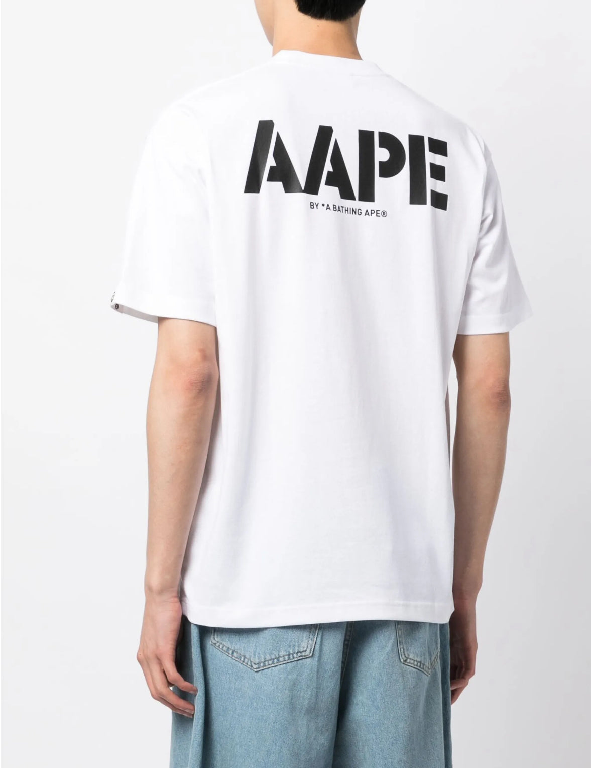 bape t-shirt “aape white”