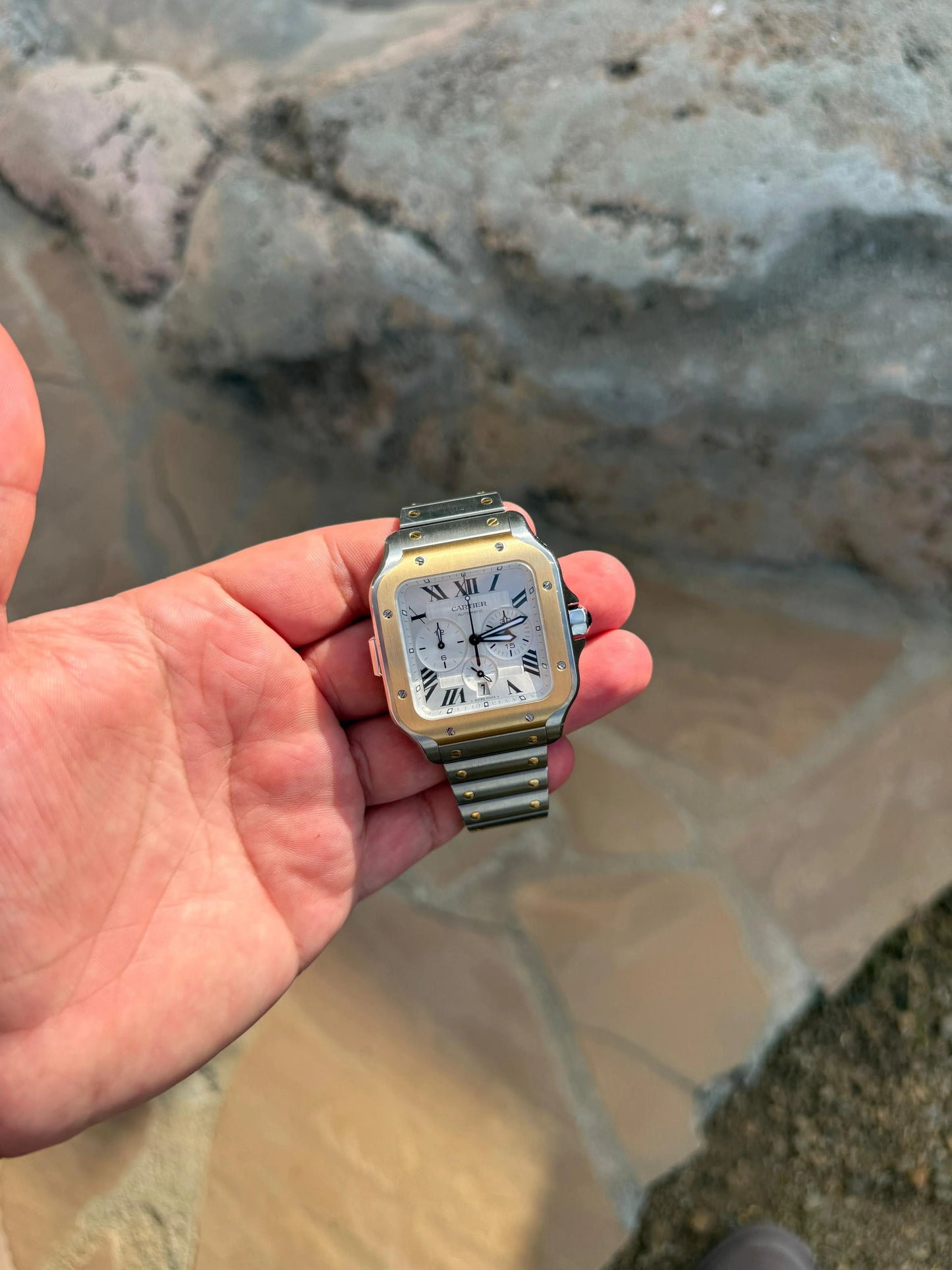 Cartier Santos XL “Oro y Acero”