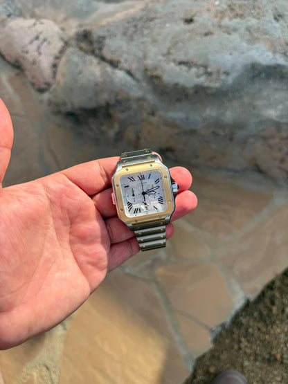 Cartier Santos XL “Oro y Acero”