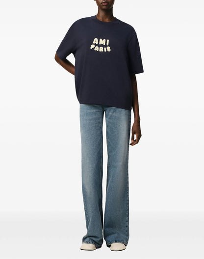 AMI Paris “Navy T-Shirt”