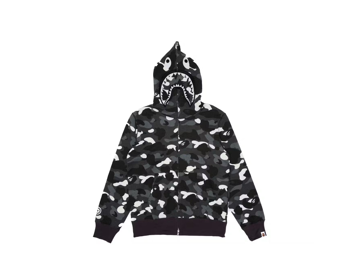 Bape Hoodie “Camo Shark”