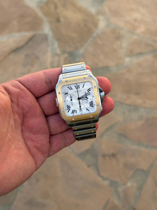 Cartier Santos XL “Oro y Acero”