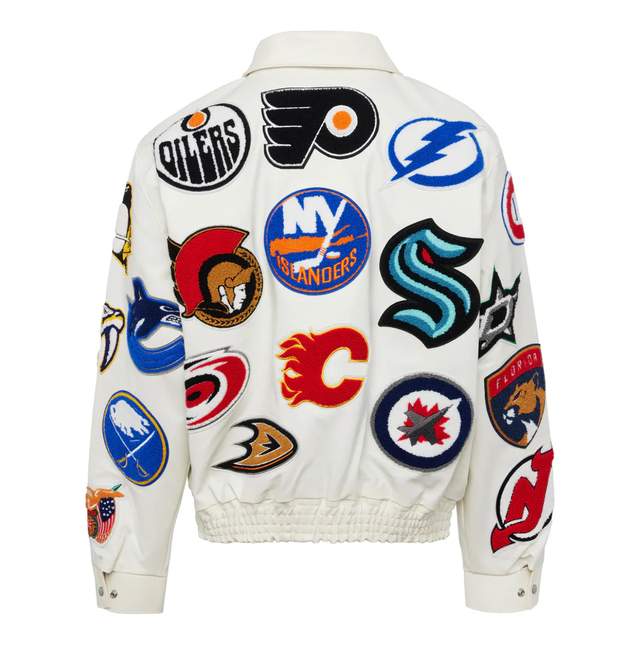 Chaqueta Jeff Hamilton “NHL Collage Vegan Leather”