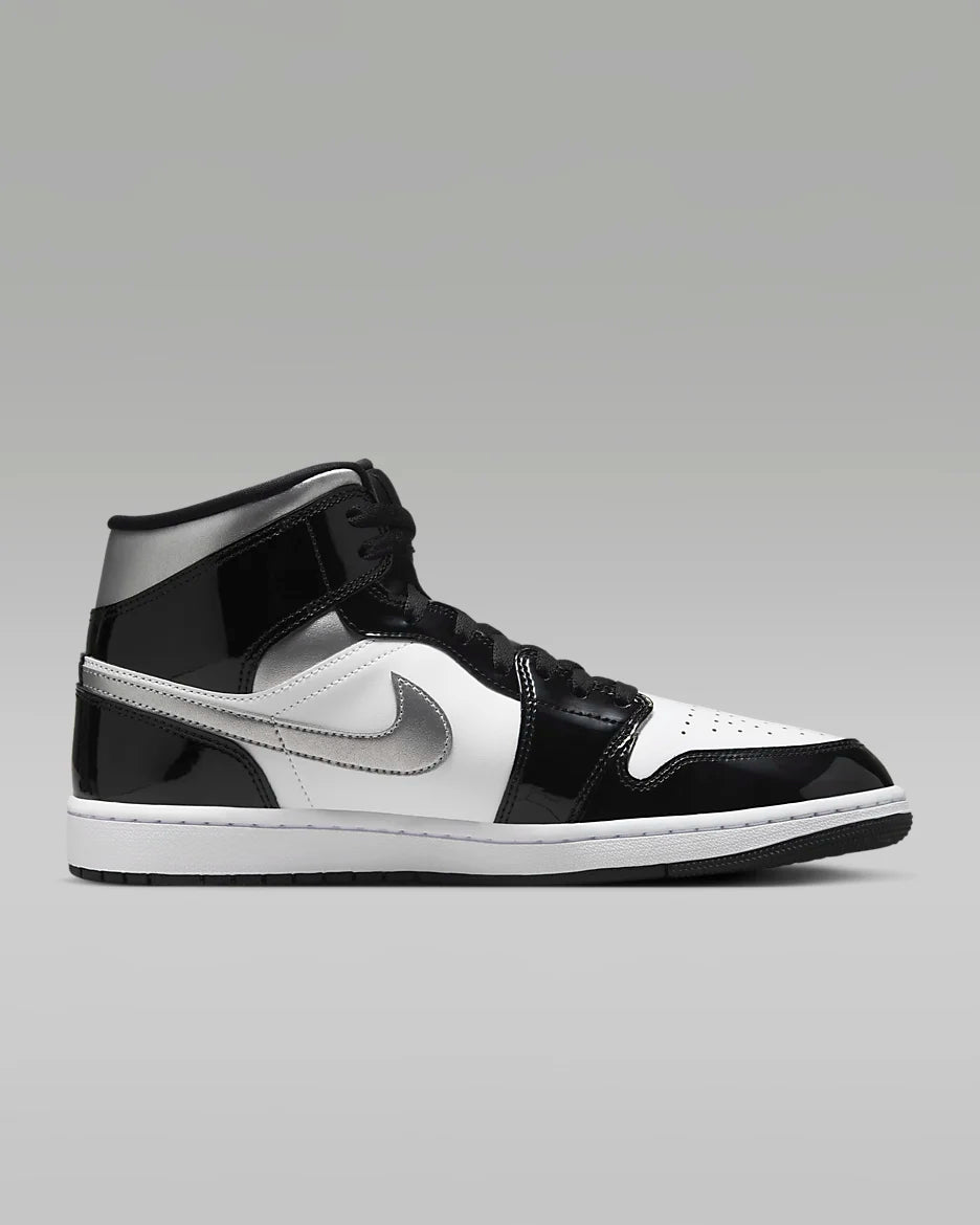 jordan 1 mid “black patent”