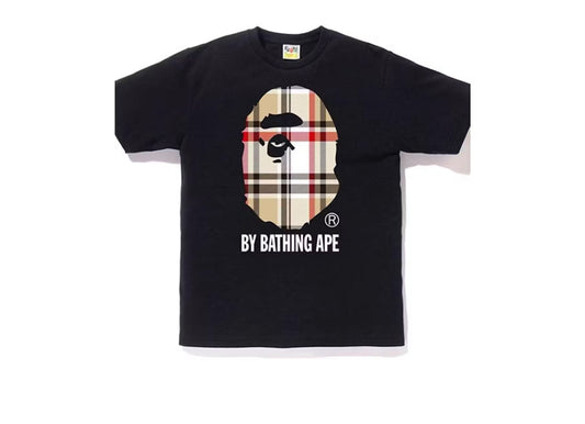 Playera Bape x Burberry “Black”