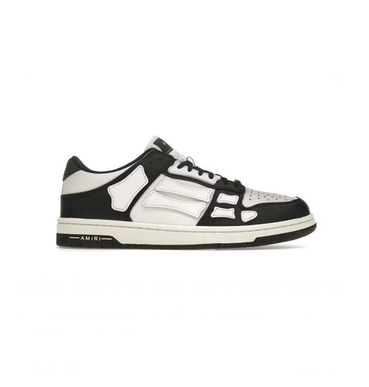 AMIRI SKEL LOW “BLACK/WHITE”