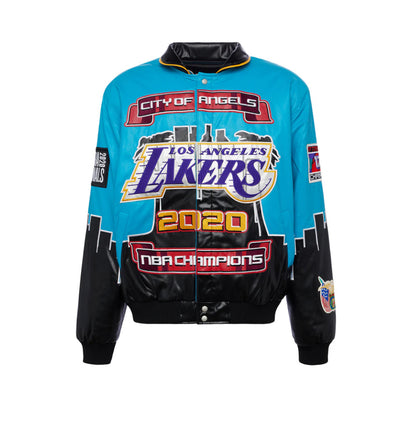 Jeff Hamilton Leather Jacket “LA Lakers”
